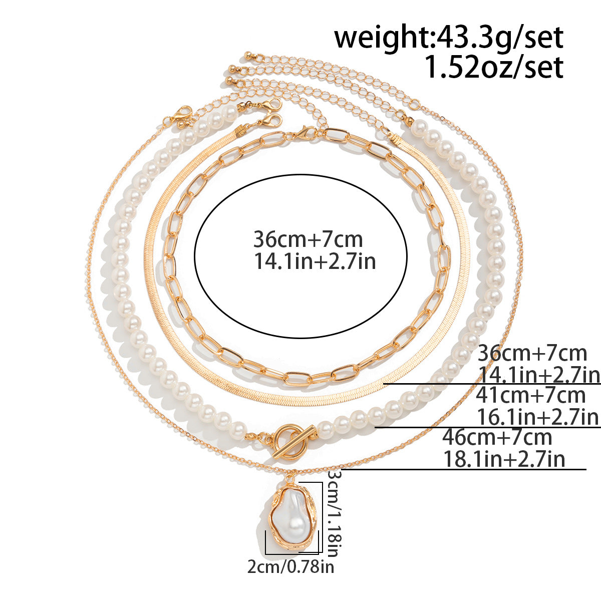 Gilded Oyster Necklace