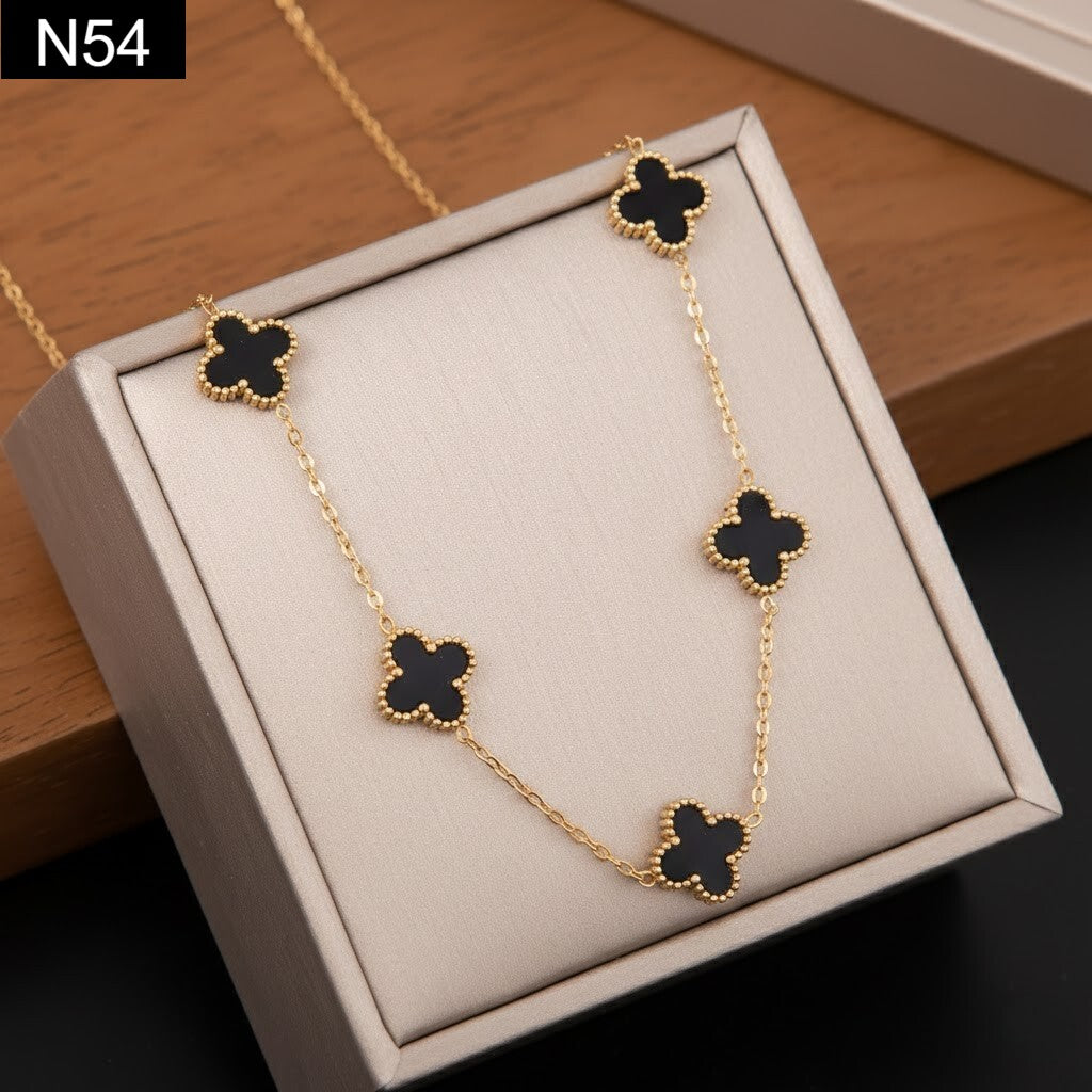 Starlit Clover Necklace - N54