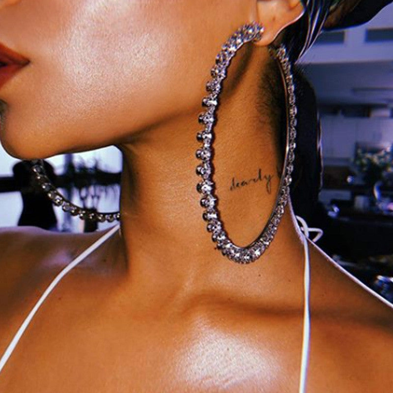 Saturn Shimmer Hoops