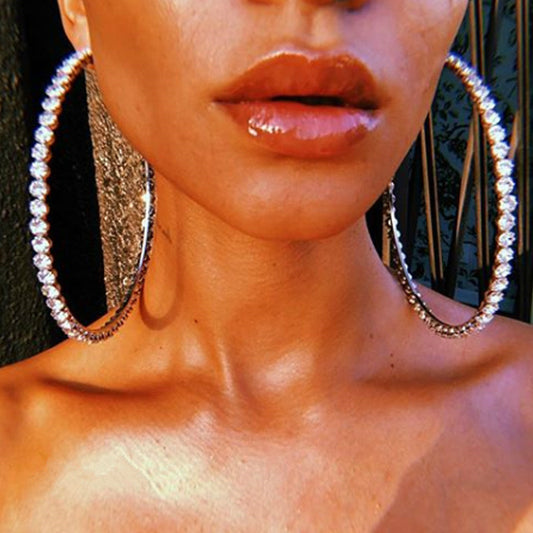 Saturn Shimmer Hoops