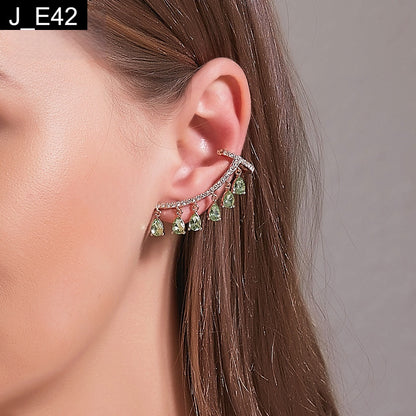 Shimmering Dewdrop Earcuffs