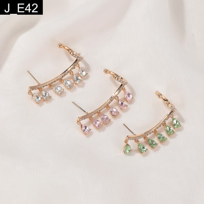 Shimmering Dewdrop Earcuffs