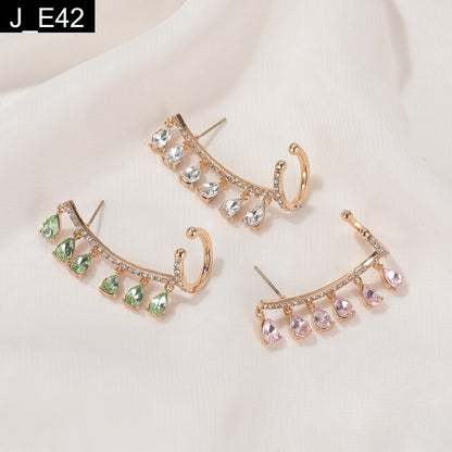 Shimmering Dewdrop Earcuffs