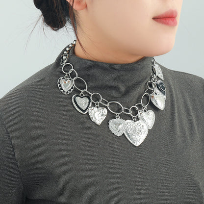 Chunky Gold Charm Necklace