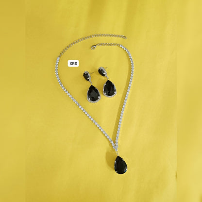 American Diamond Drop Combo