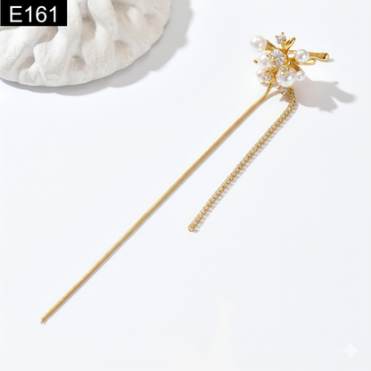 Pearl Frost Earcuff - E161