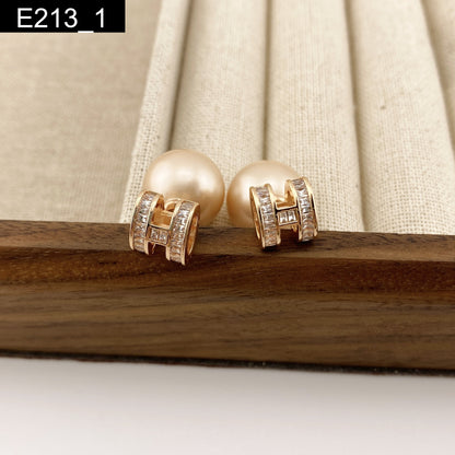 Blush Bloom Stud Earring - E213