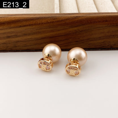 Blush Bloom Stud Earring - E213