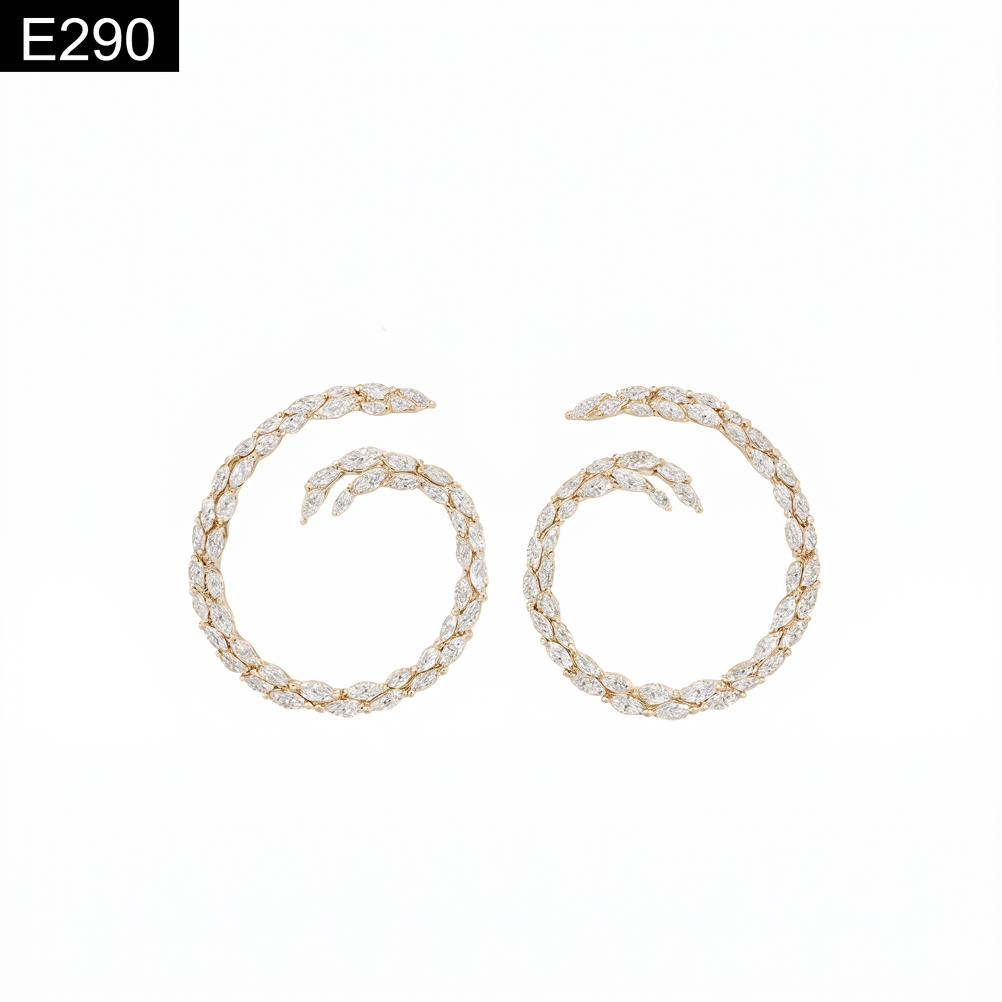 Astra Spiral Earring - E290