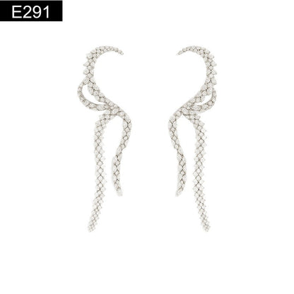 Diamante Statement Earring - E291