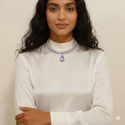 Drop Pendant Choker - N28