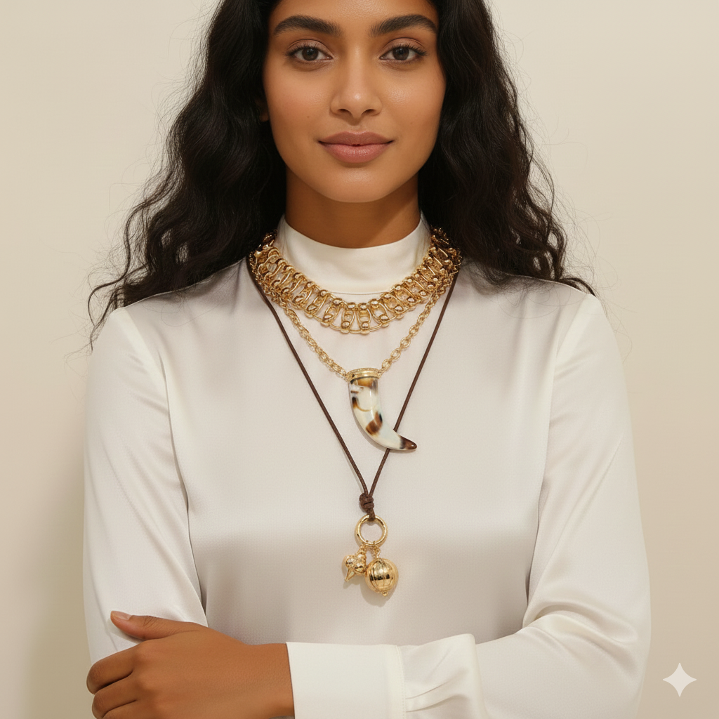 Boho Tusker Necklace