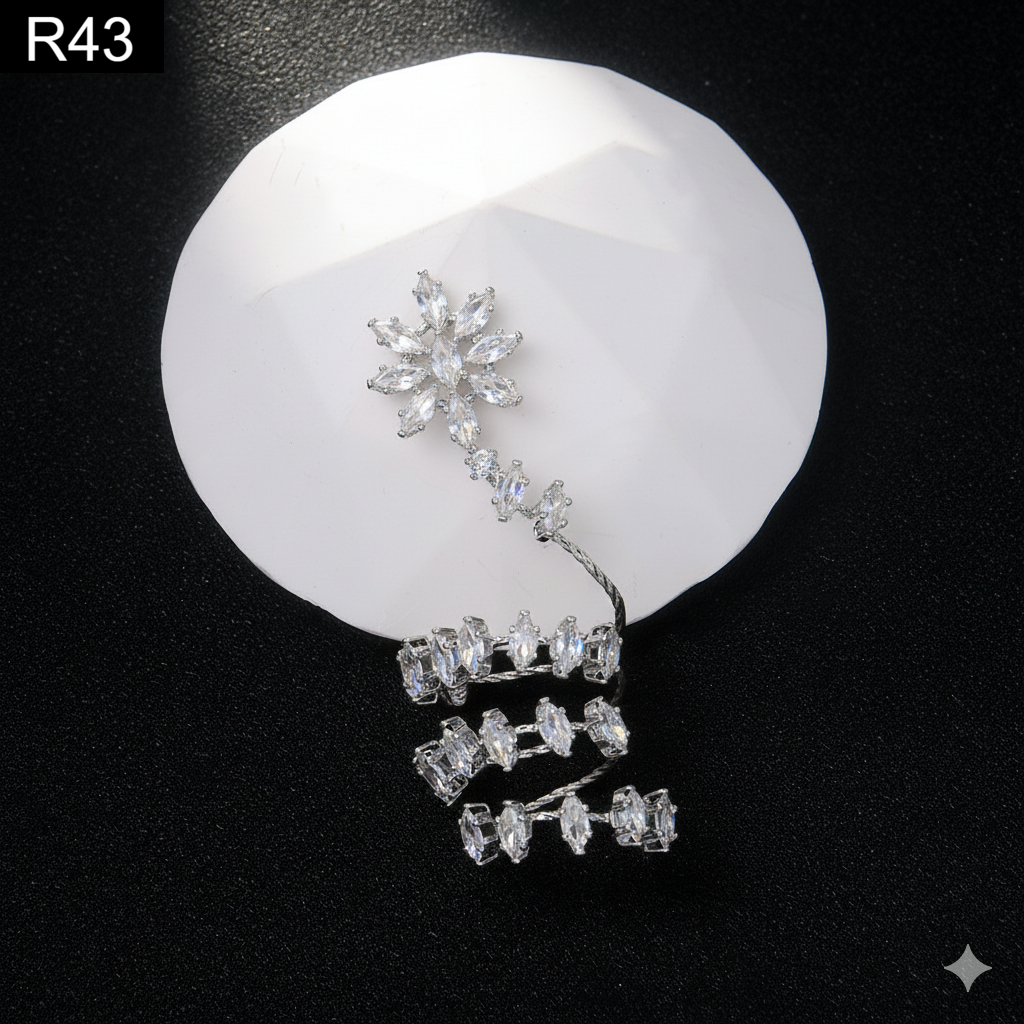 Marquise Orbit Ring - R43