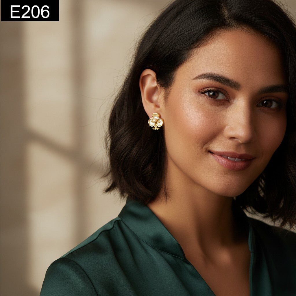 Victorian Spade Earring - E206