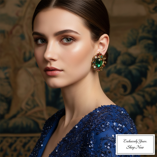 Veridian Majesty Earring