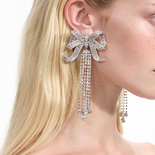 Haute Bow Bling Earring