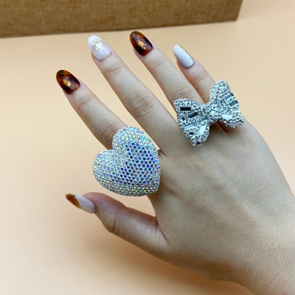 Heart & Bow Rings