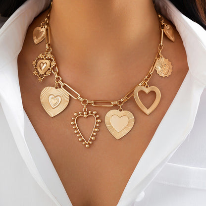 Heart Bib Necklace