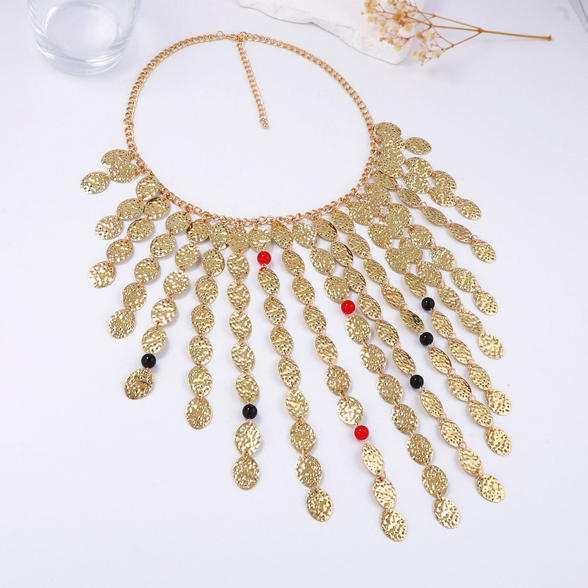 Medallion Bib Necklace