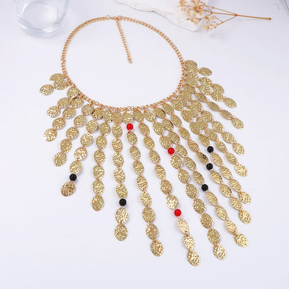 Medallion Bib Necklace