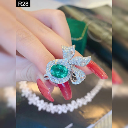 Veridian Bow Ring - R28