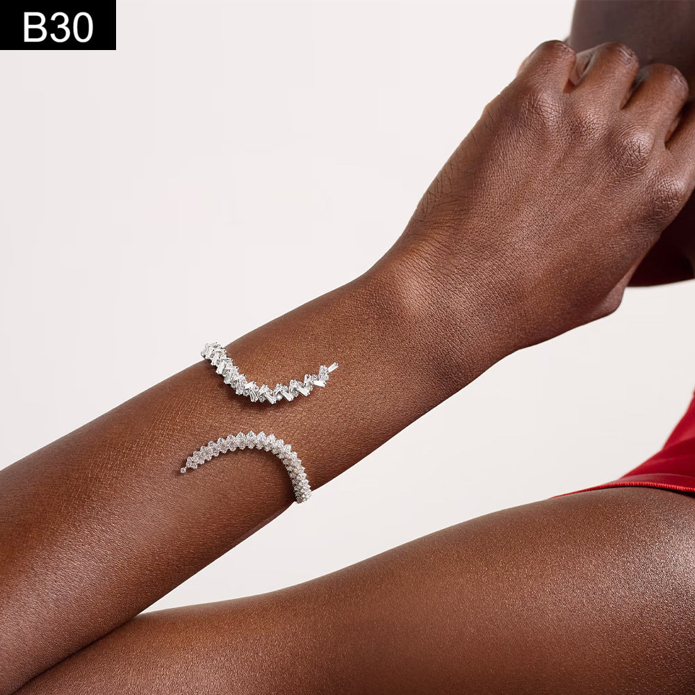 Fragmented Halo Bracelet - B30