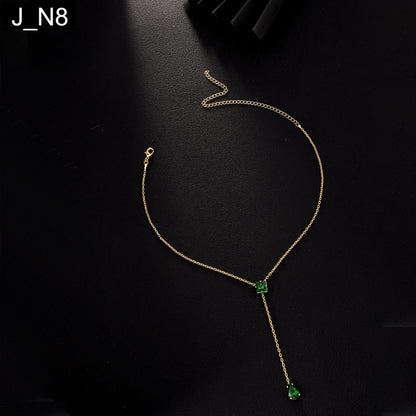 Emerald Dewdrop Necklace