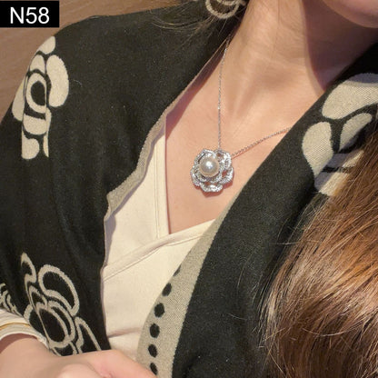 Rose Charm Necklace - N58