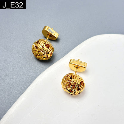 Filigree Orb Studs