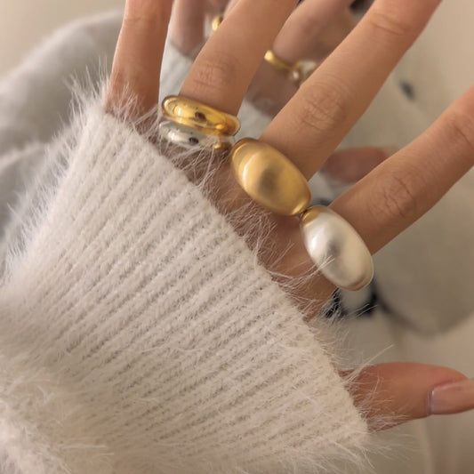 Pebble Path Rings