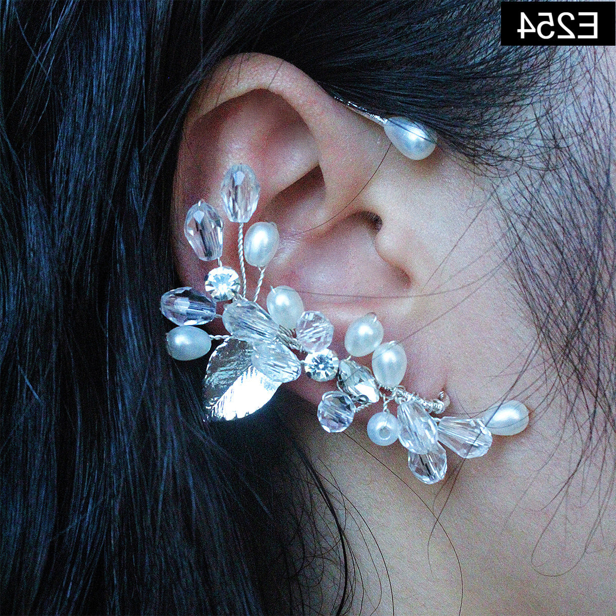 Floral Sprig Earcuff - E254