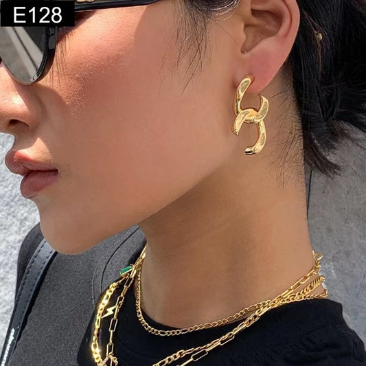 Half Link Earring - E128