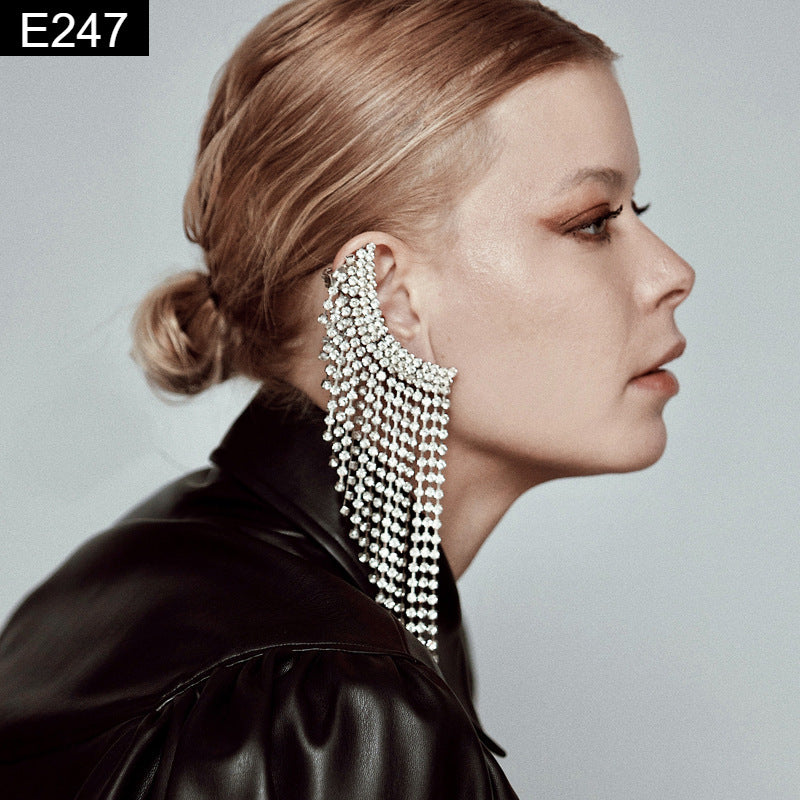 Nebula Fringe Earring - E247
