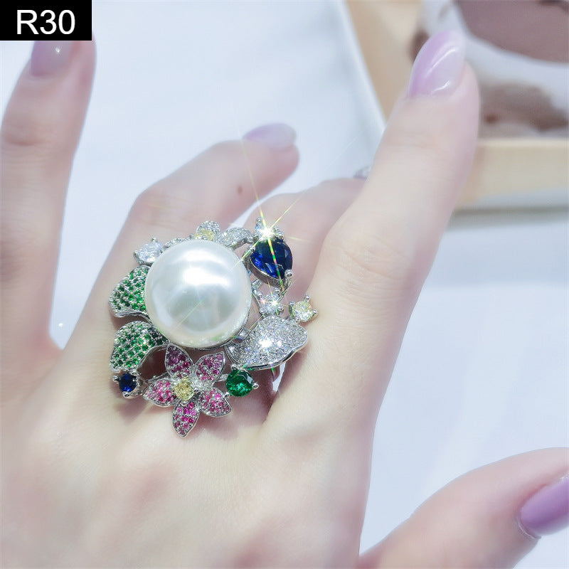 Gemstone Flora Ring - R30