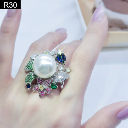 Gemstone Flora Ring - R30