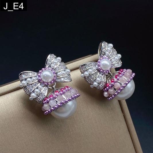 Rosalie Bow Drop Earring