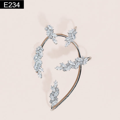 Crystal Laurel Earcuff - E234