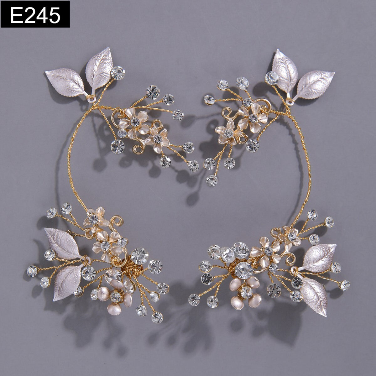 Silver Leaf Earcuff - E245