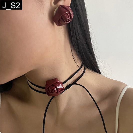 Crimson Velvet Set