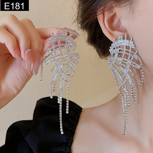 Diamond Flare Earring - E181