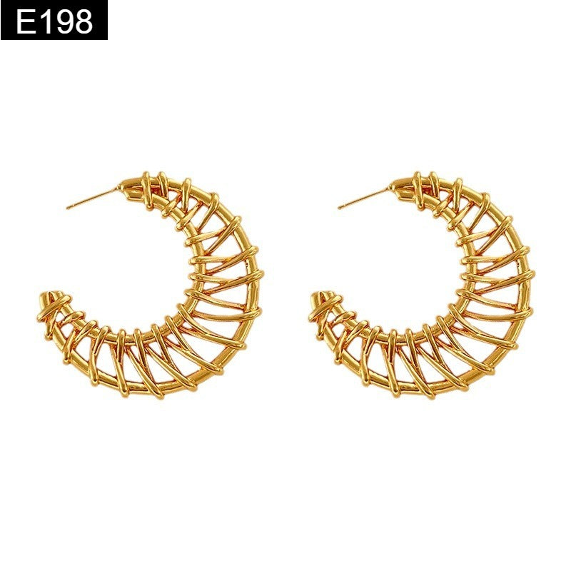 Wire Hoop - E198