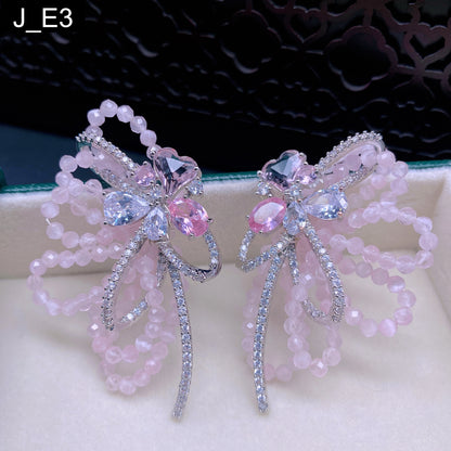 Rose Quartz Earring