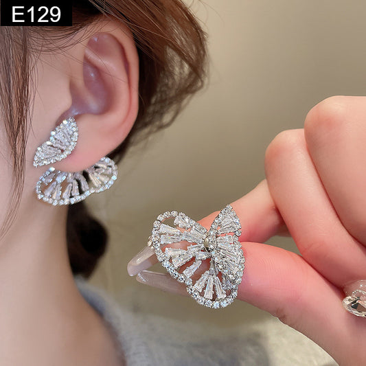 Crystal Butterfly Earring - E129