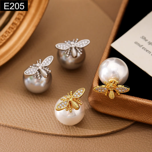Pearl Bee Earring - E205