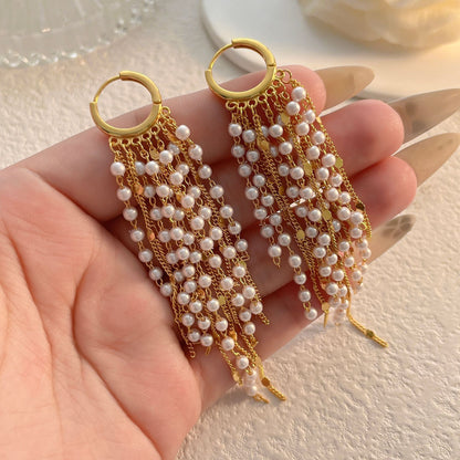 Pearl Rain Earring
