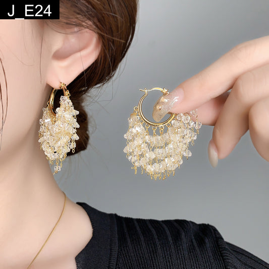 Champagne Cascade Earring