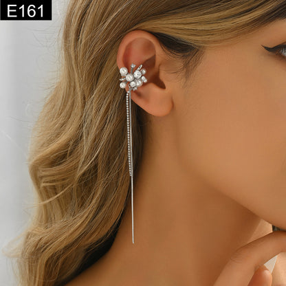 Pearl Frost Earcuff - E161