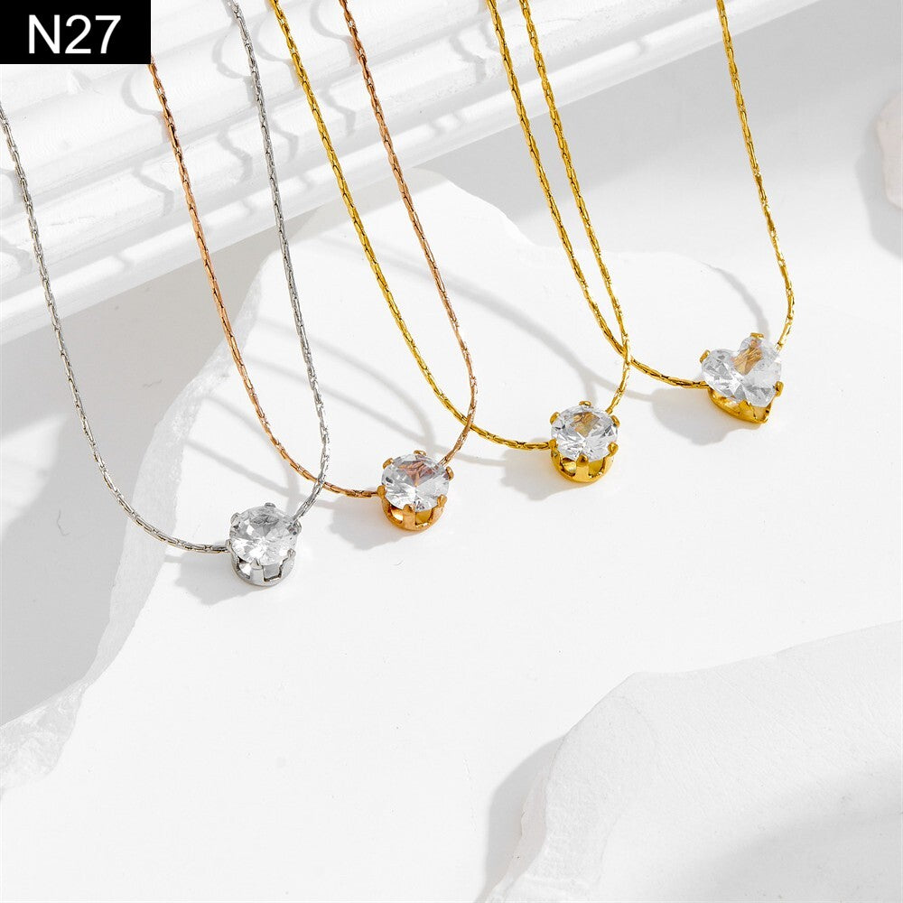 Starlight Solitaire Necklace