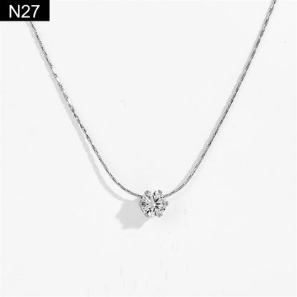 Starlight Solitaire Necklace