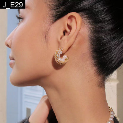 Cosmic Pearl Earring
